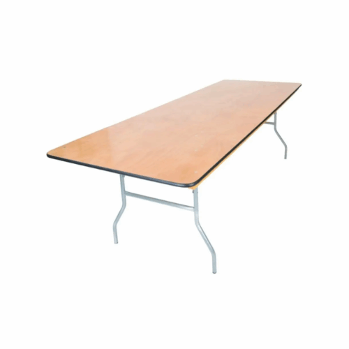 4' x 8' wood top table