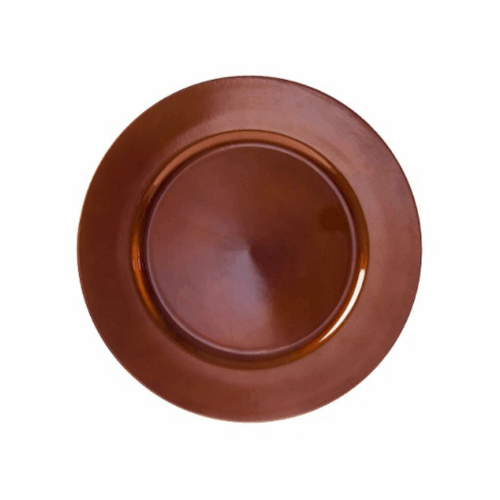 Plain Burgundy Charger