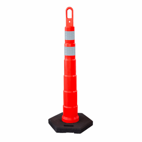 48" Orange Candlestick Traffic Cone