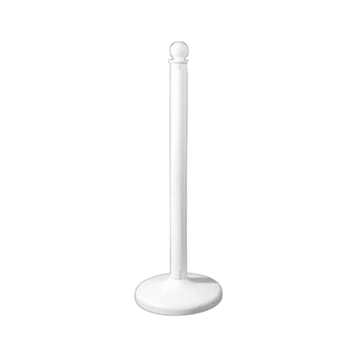 White Plastic Aisle Stanchion