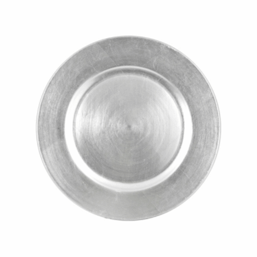 Plain Silver Charger