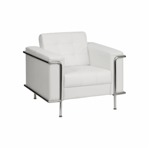 White Framed Chair
