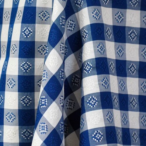 Blue And White Gingham 1