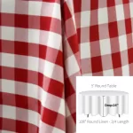 Red And White Check 108