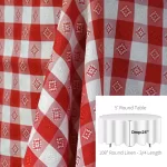 Red And White Gingham 108