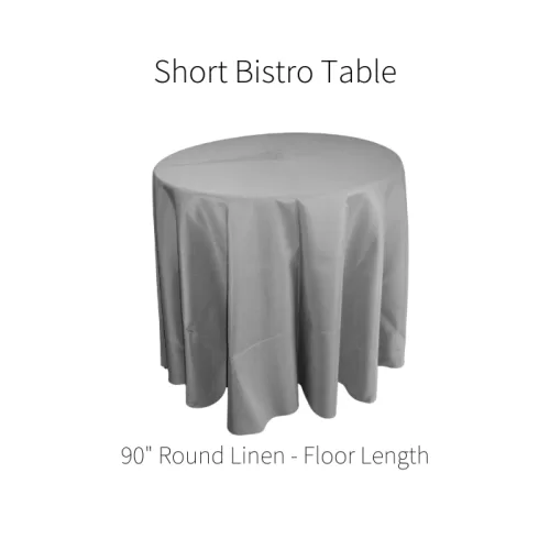 Short Bistro Table Sizing