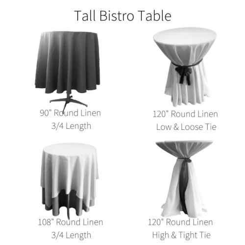 Tall Bistro Table Sizing