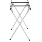 Chrome Waiter Tray Stand