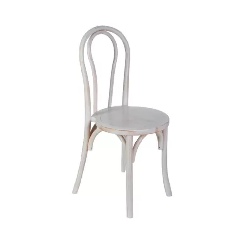 White Bentwood Chair