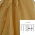 Antique Gold Organza 132