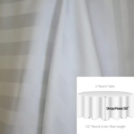 White Satin Stripe 132