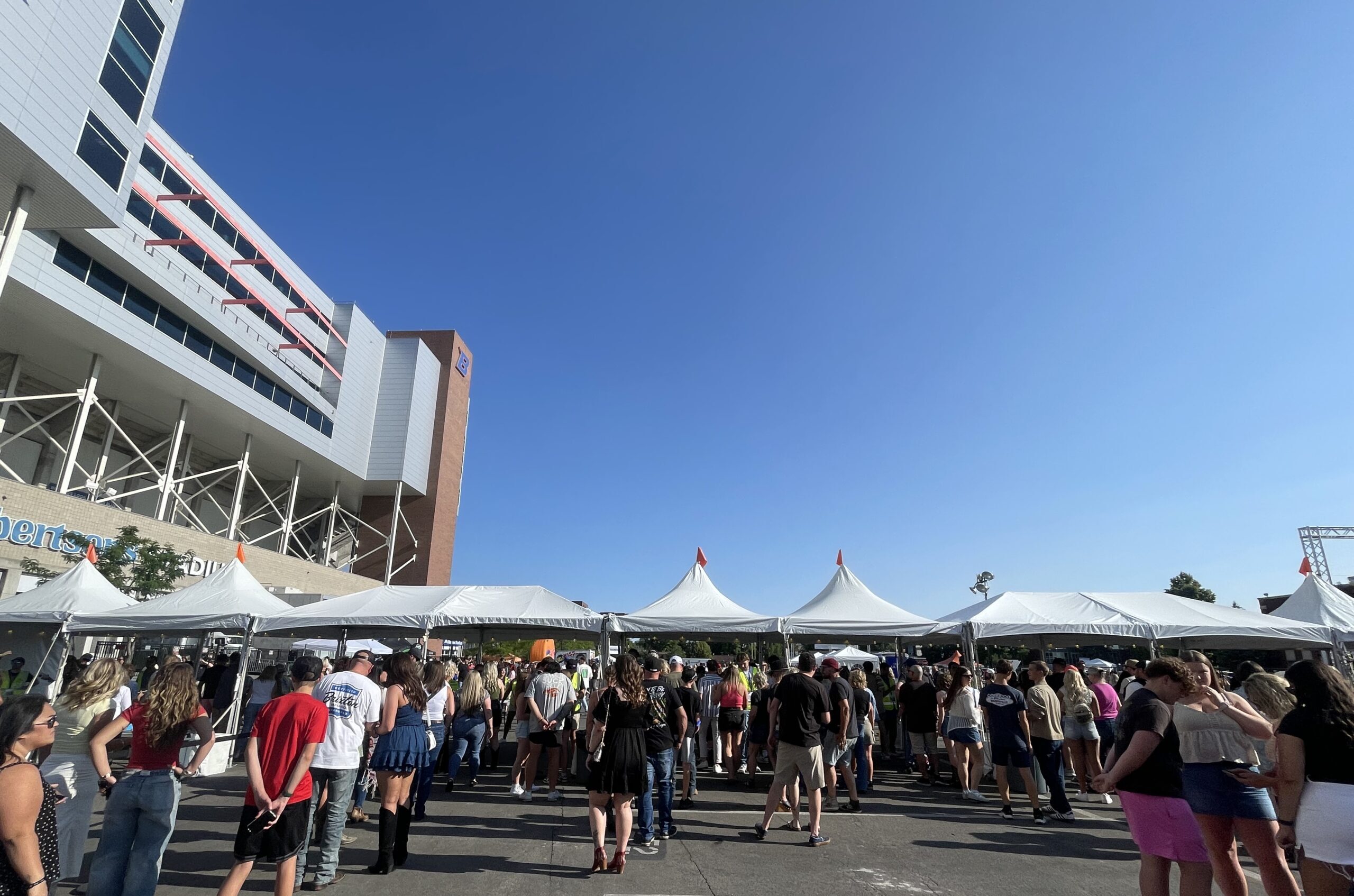 Post Malone Security tents