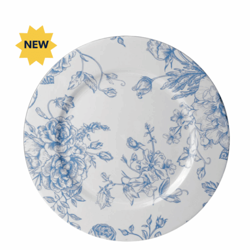 Baby Blue Toile Charger New Product Star