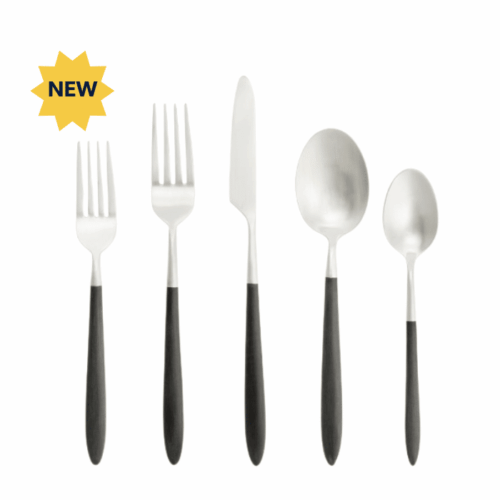 Black Brushed Flatware Group New Product Star (1)