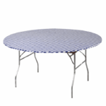 Blue & White Gingham 5' Kwikcover