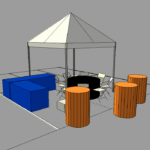 Deluxe Shader 10' Tailgate Package (2 Spot)