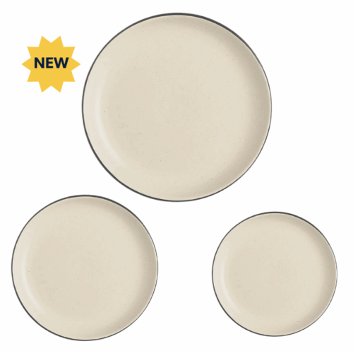 Matte Cream Stoneware Coupe Group New Product Star