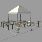 Simple Shader 10' Tailgate Package (2 Spot)