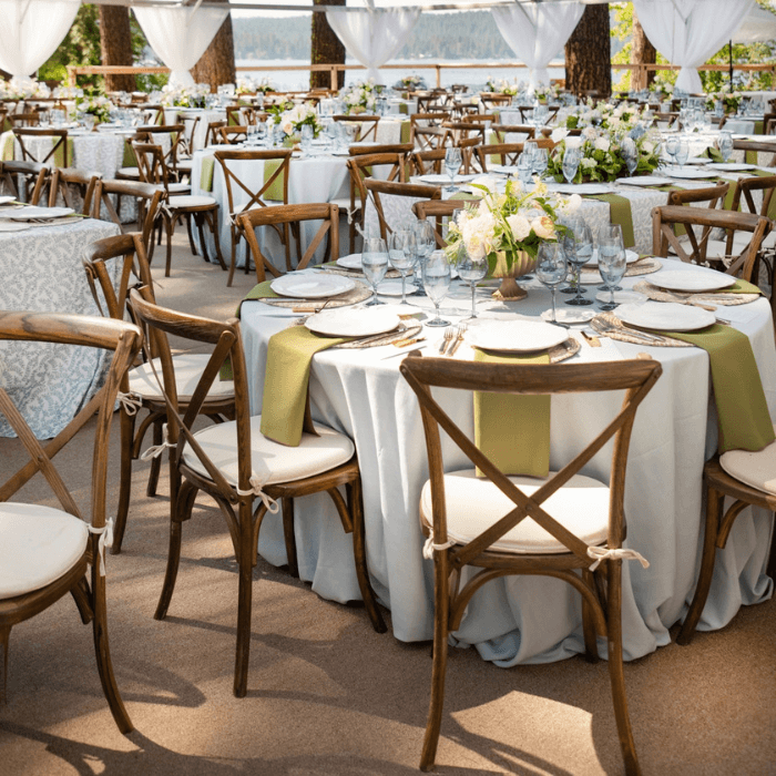Couzens Wedding Tables Rentals - EventRent | Idaho's Event & Tent Rentals