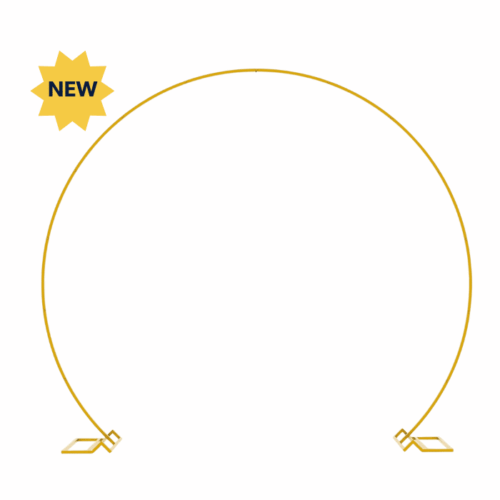 Gold Metal Circle Arch New Product Star