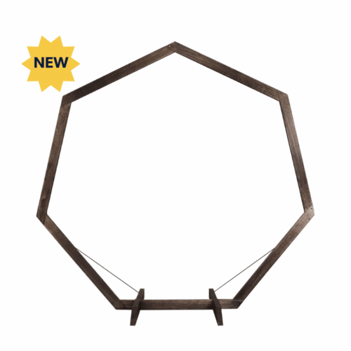 Wooden Hectagon Arch New Product Star