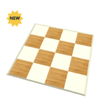 12x12 Light Oak & White New Product Star