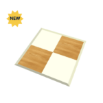 6x6 Light Oak & White New Product Star