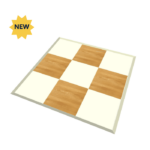 9x9 Light Oak & White New Product Star