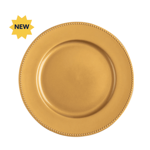 Gold Beaded Charger New Product Star